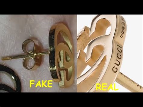 how to spot fake gucci earrings|Gucci earrings copy.